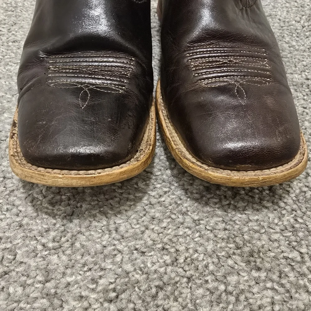 Ariat Brown Multicolored Kids Size 2.5 Western Boots Cowgirl Western Rodeo